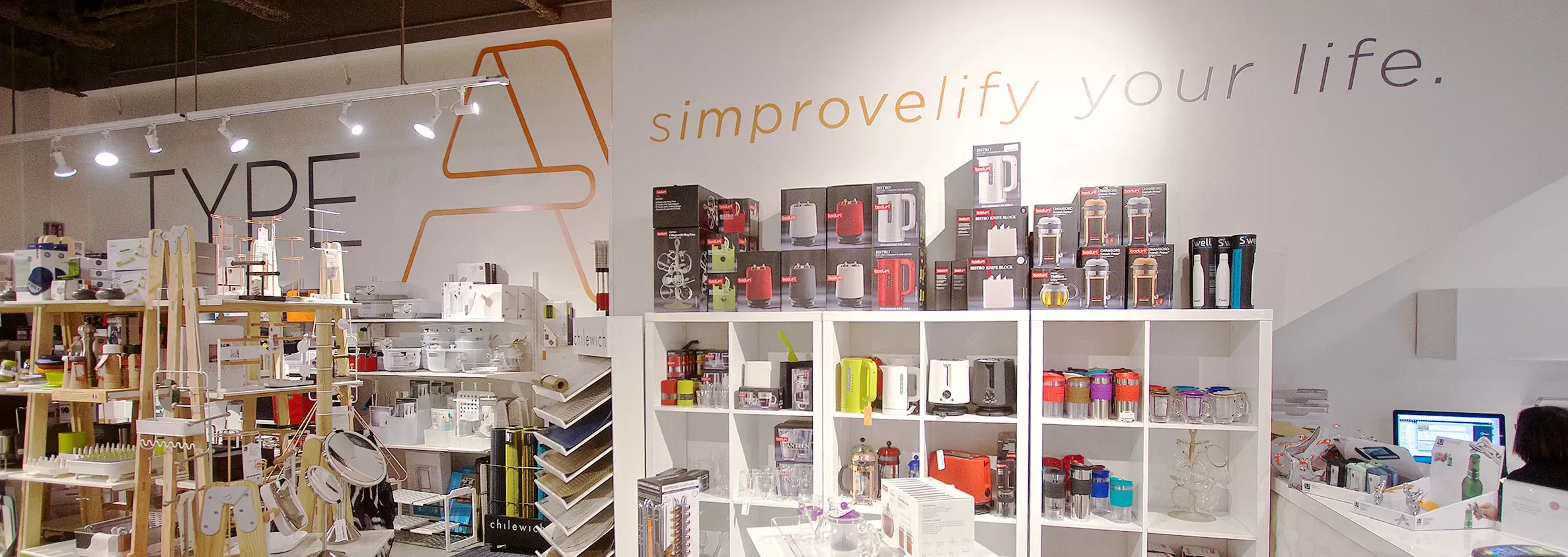 Interior of Type A store